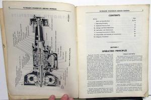 1954 1955 Plymouth PowerFlite Transmission Dealer Service Shop Manual Orig
