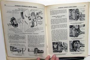 1954 1955 Plymouth PowerFlite Transmission Dealer Service Shop Manual Orig