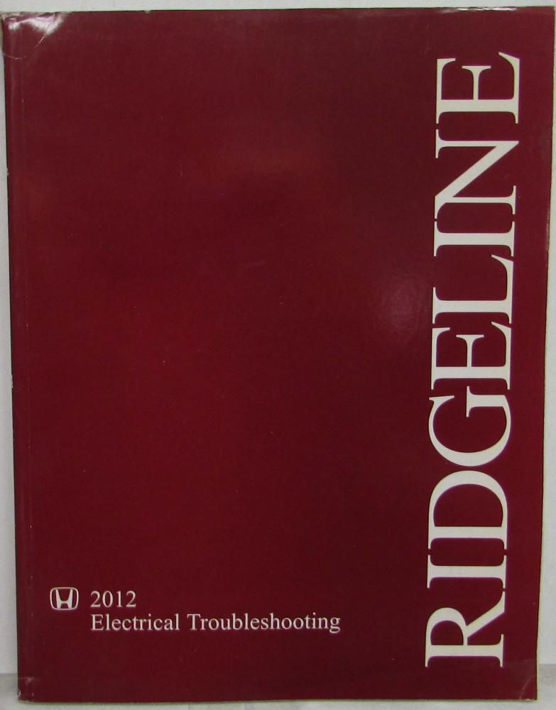 2012 Honda Ridgeline Electrical Troubleshooting Service Manual