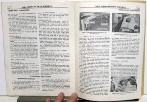 1953 GMC Truck Dealer Hydra-Matic Transmission Manintenance Manual Supplement