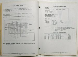 1988 Pontiac Grand Am Parts and Illustration Catalog
