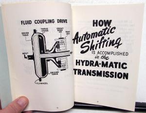 1949 Lincoln Dealer Hydra-Matic Transmission Service Shop Repair Manual Orig