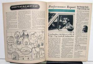 1968 Dodge News Magazine July Coronet RT Scat Pack Centerfold Daytona Race