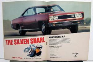 1968 Dodge News Magazine July Coronet RT Scat Pack Centerfold Daytona Race