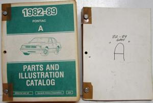 1982-1989 Pontiac 6000 Parts and Illustration Catalog