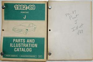 1982-1989 Pontiac Sunbird Parts and Illustration Catalog