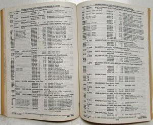 1988-1989 Pontiac LeMans Parts and Illustration Catalog