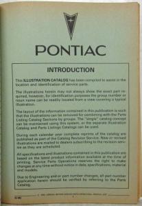 1988-1989 Pontiac LeMans Parts and Illustration Catalog