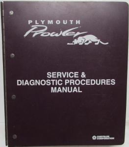 1997 Plymouth Prowler Service Shop Manual with 1997 Diagnostic Manuals in Binder