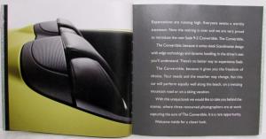 2004 Saab 9-3 The Convertible - Behind the Scenes Book