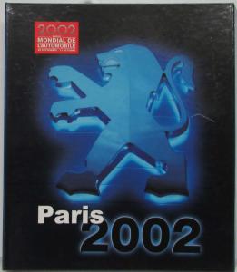 2002 Peugeot Paris Motor Show Media Information Press Kit - French Text