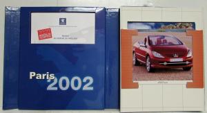 2002 Peugeot Paris Motor Show Media Information Press Kit - French Text