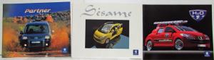 2002 Peugeot Paris Motor Show Media Information Press Kit - French Text