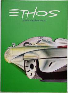 1992 Pininfarina Ethos Media Info Press Kit - Turin Motor Show - Italian Text