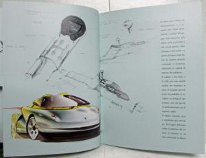 1992 Pininfarina Ethos Media Info Press Kit - Turin Motor Show - Italian Text