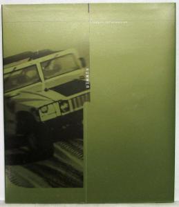 2002 Hummer H1 Media Information Press Kit