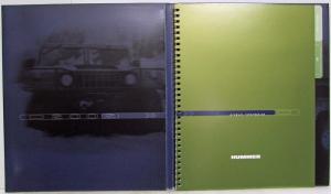 2002 Hummer H1 Media Information Press Kit