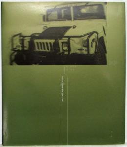 2002 Hummer H1 Media Information Press Kit