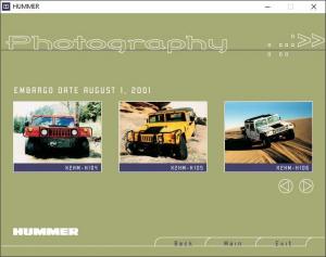 2002 Hummer H1 Media Information Press Kit