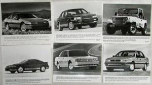 1989 Chrysler Motors Auto Show Media Info Press Kit - Plymouth Dodge Eagle Jeep