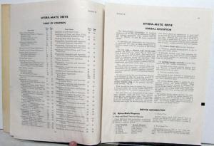 1951 Cadillac Service Shop Manual Supp 51-61, 62, 60S, 75 & 86 Commerical Cars