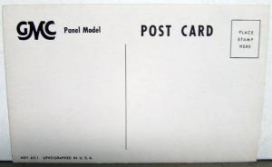 1953 GMC Truck Dealer Promo Post Cards Set Of 4 Panel Suburban Conventional