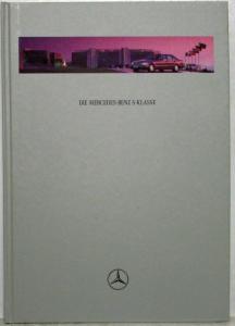 1998 Mercedes-Benz S-Class Prestige Hardbound Sales Brochure Book - German Text