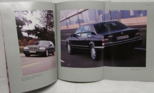 1998 Mercedes-Benz S-Class Prestige Hardbound Sales Brochure Book - German Text