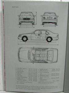 1998 Mercedes-Benz S-Class Prestige Hardbound Sales Brochure Book - German Text