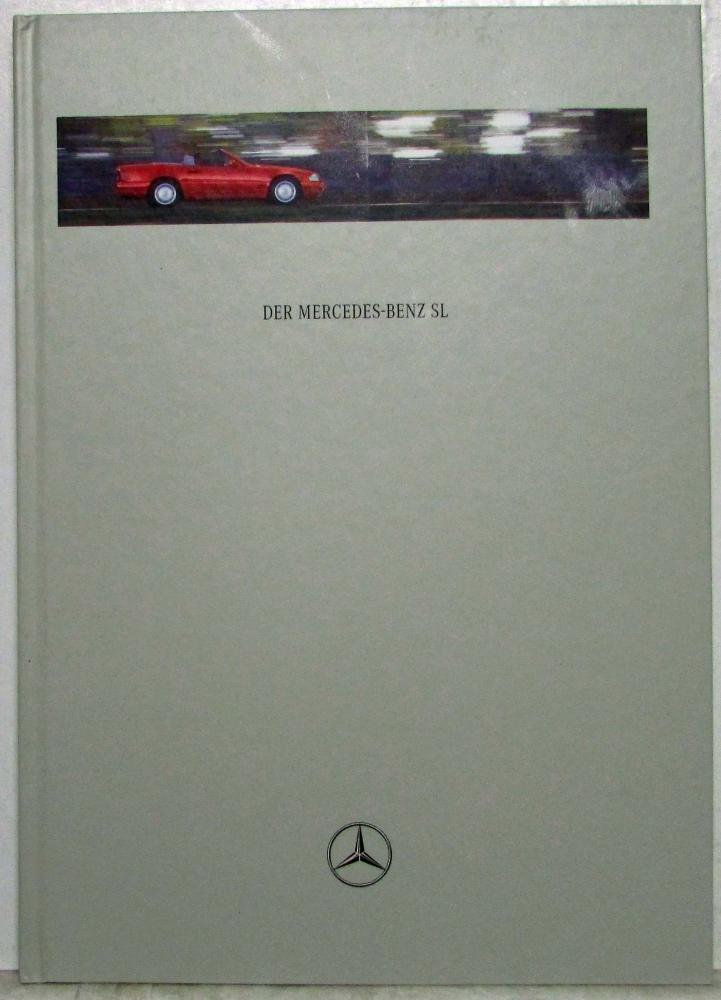 1998 Mercedes-Benz SL-Class Prestige Hardbound Sales Brochure Book - German Text