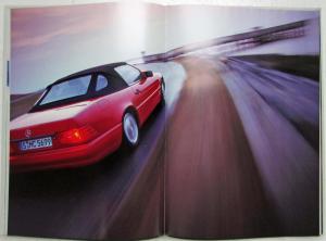 1998 Mercedes-Benz SL-Class Prestige Hardbound Sales Brochure Book - German Text