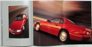 1998 Mercedes-Benz SL-Class Prestige Hardbound Sales Brochure Book - German Text