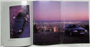 1998 Mercedes-Benz SL-Class Prestige Hardbound Sales Brochure Book - German Text