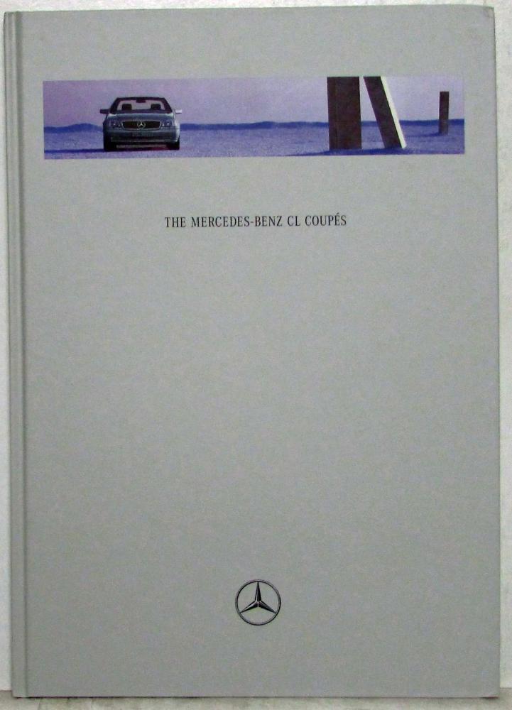 1998 Mercedes-Benz CL Coupes Prestige Hardbound Sales Brochure Book