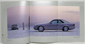 1998 Mercedes-Benz CL Coupes Prestige Hardbound Sales Brochure Book