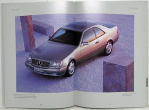 1998 Mercedes-Benz CL Coupes Prestige Hardbound Sales Brochure Book
