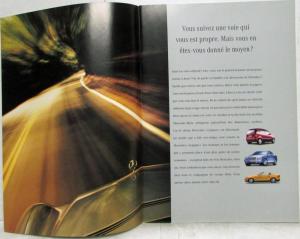 2000 Mercedes-Benz Passenger Car Program Sales Brochure - French Text