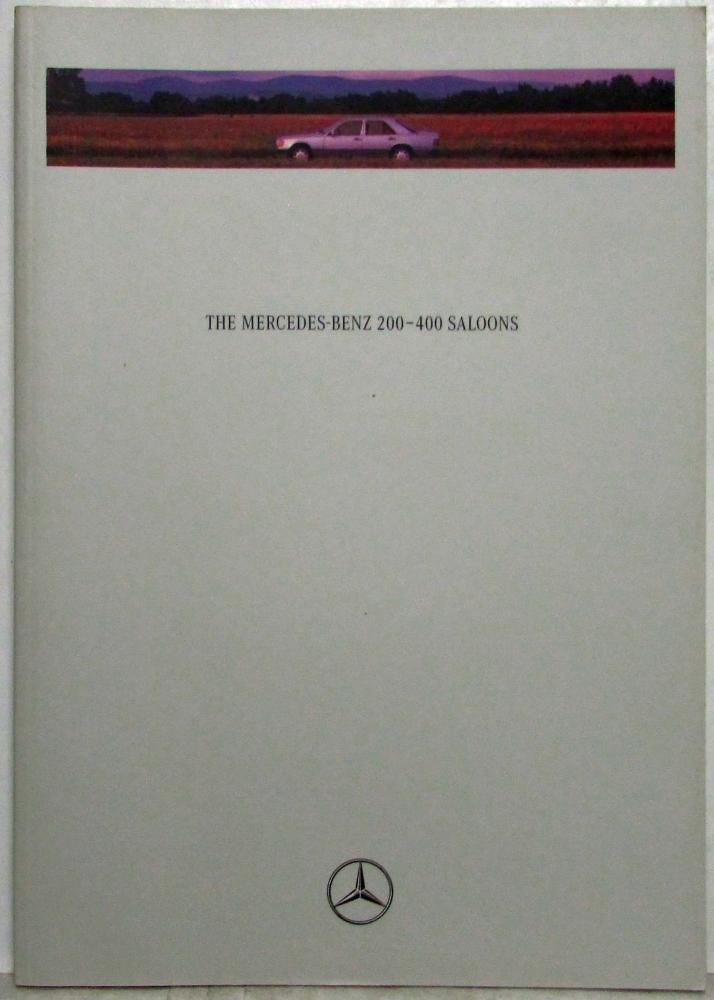 1993 Mercedes-Benz 200-400 Saloons Sales Brochure