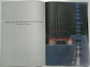 1993 Mercedes-Benz 200-400 Saloons Sales Brochure