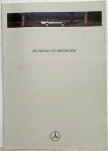 1993 Mercedes-Benz Station Wagons Sales Brochure - German Text