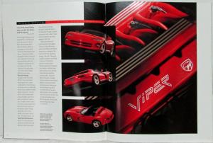1993 Dodge Performance Cars Sales Brochure - Viper Stealth Daytona Shadow Spirit