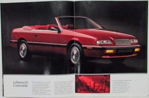 1993 Chrysler LeBaron Convertible and Coupe Sales Brochure