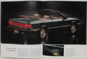 1993 Chrysler LeBaron Convertible and Coupe Sales Brochure