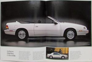 1993 Chrysler LeBaron Convertible and Coupe Sales Brochure