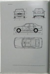 1998 Mercedes-Benz C-Class Saloon Sales Brochure