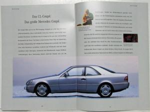 1997 Mercedes-Benz Passenger Car Program Sales Brochure - German Text