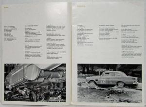 1966 Mercedes-Benz Passenger Car Programme Sales Brochure