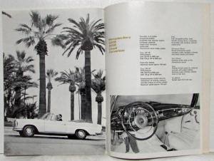 1966 Mercedes-Benz Passenger Car Programme Sales Brochure