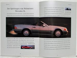 1992 Mercedes-Benz Passenger Car Range Sales Brochure - German Text