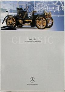 1998 Mercedes-Benz Classic Brochure - The First Modern Automobile